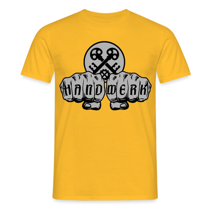 Unisex T-Shirt "Schlosser" Gelb Männer T-Shirt {{ color }}