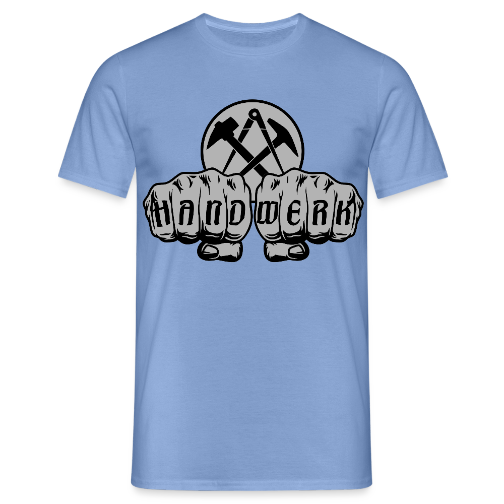 Unisex T-Shirt "Dachdecker" carolina blue Männer T-Shirt {{ color }}