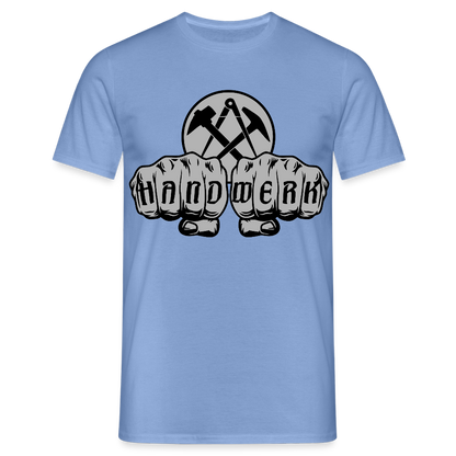 Unisex T-Shirt "Dachdecker" carolina blue Männer T-Shirt {{ color }}