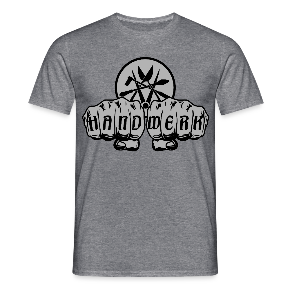 Unisex T-Shirt "Spengler" Graphit meliert Männer T-Shirt {{ color }}