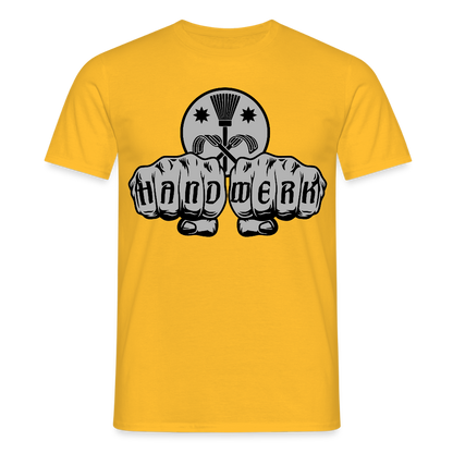 Unisex T-Shirt "Schornsteinfeger" Gelb Männer T-Shirt {{ color }}