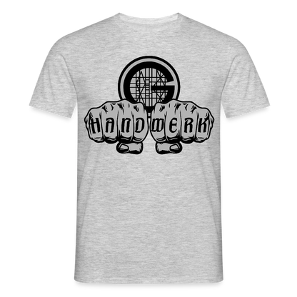 Unisex T-Shirt "Gerüstbauer" Grau meliert Männer T-Shirt {{ color }}