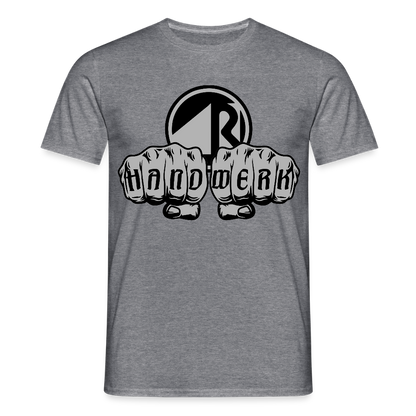 Unisex T-Shirt "Raumausstatter" Graphit meliert Männer T-Shirt {{ color }}