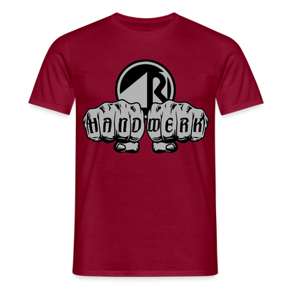 Unisex T-Shirt "Raumausstatter" Ziegelrot Männer T-Shirt {{ color }}