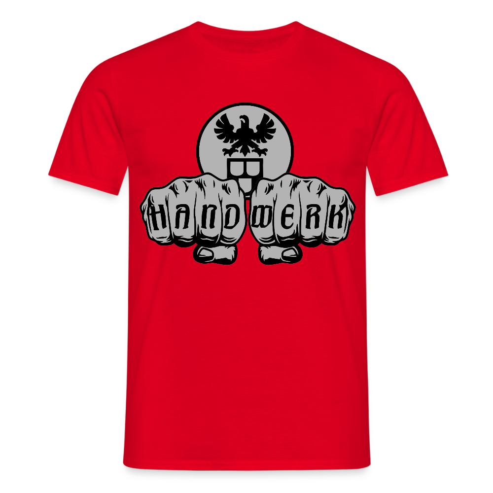 Unisex T-Shirt "Maler" Rot Männer T-Shirt {{ color }}