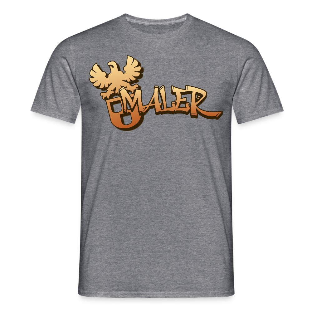 Unisex T-Shirt "Maler" Graphit meliert Männer T-Shirt {{ color }}