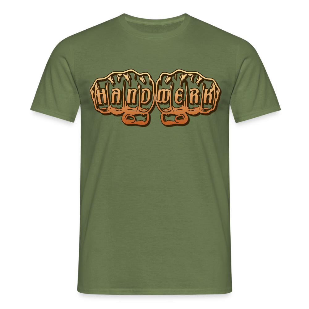 Unisex T-Shirt "Handwerk" Militärgrün Männer T-Shirt {{ color }}