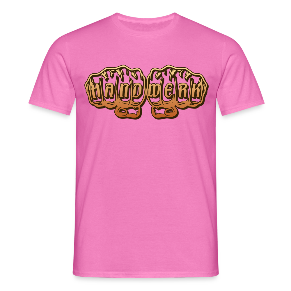 Unisex T-Shirt "Handwerk" Pink Männer T-Shirt {{ color }}