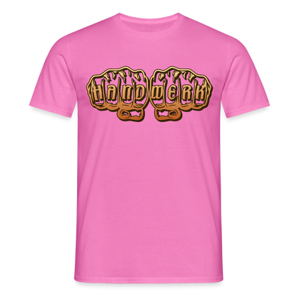 Unisex T-Shirt "Handwerk" Pink Männer T-Shirt {{ color }}