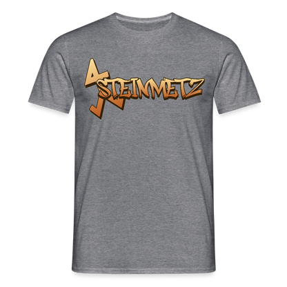 Unisex T-Shirt "Steinmetz" Graphit meliert Männer T-Shirt {{ color }}