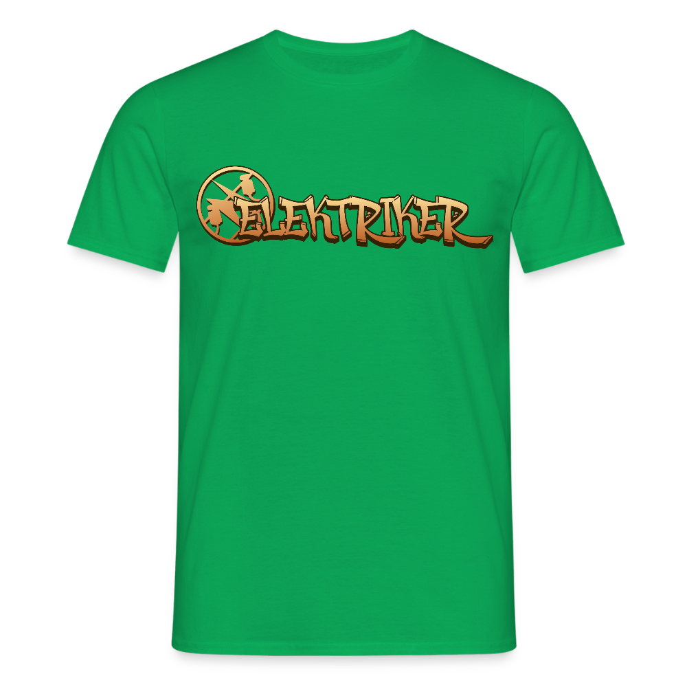 Unisex T-Shirt "Elektriker" Kelly Green Männer T-Shirt {{ color }}