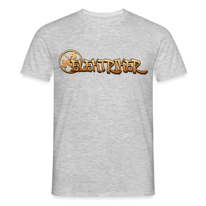 Unisex T-Shirt "Elektriker" Grau meliert Männer T-Shirt {{ color }}