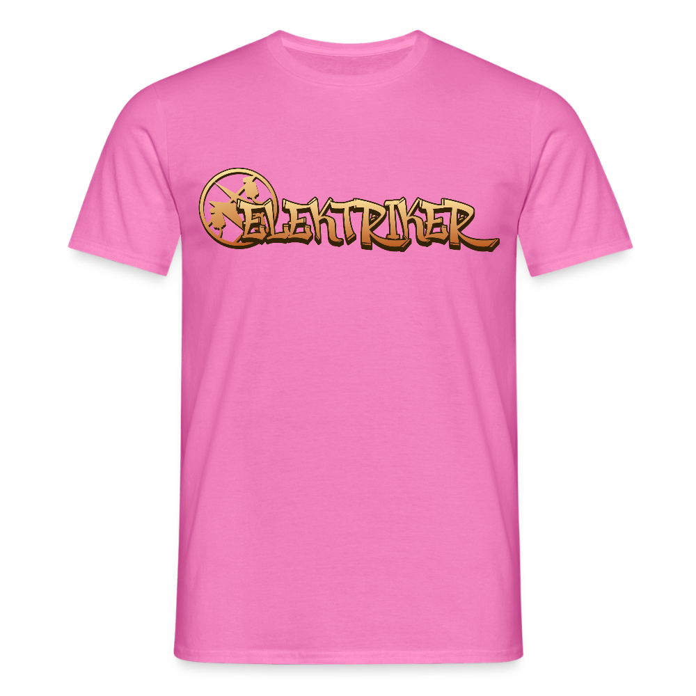 Unisex T-Shirt "Elektriker" Pink Männer T-Shirt {{ color }}