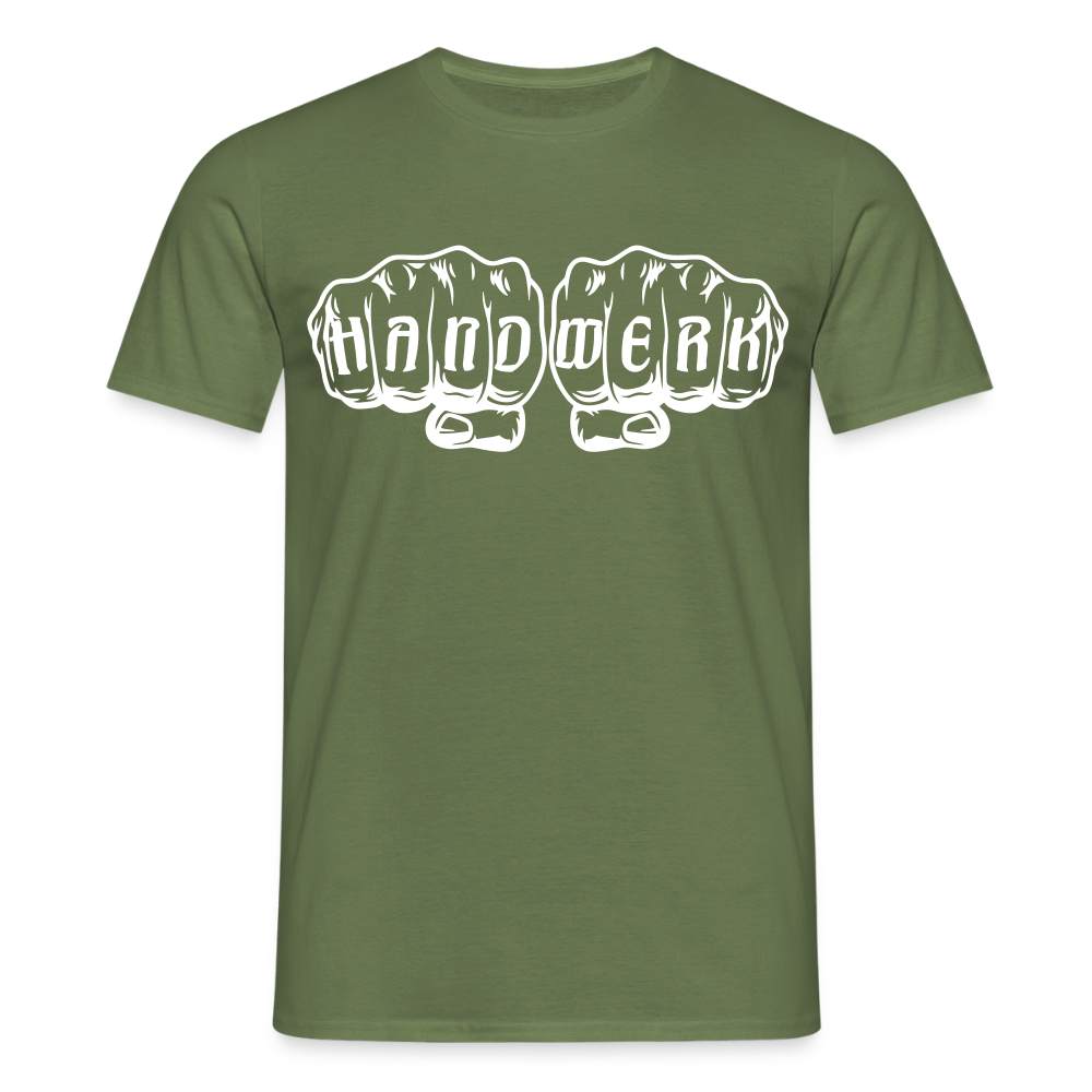 Unisex T-Shirt "Handwerk" Militärgrün Männer T-Shirt {{ color }}