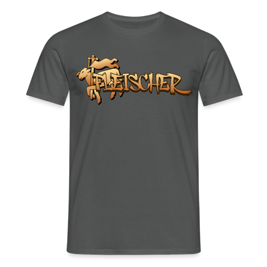 Unisex T-Shirt "Fleischer" Anthrazit Männer T-Shirt {{ color }}