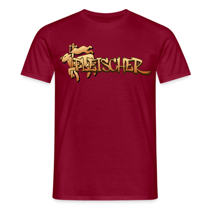 Unisex T-Shirt "Fleischer" Ziegelrot Männer T-Shirt {{ color }}