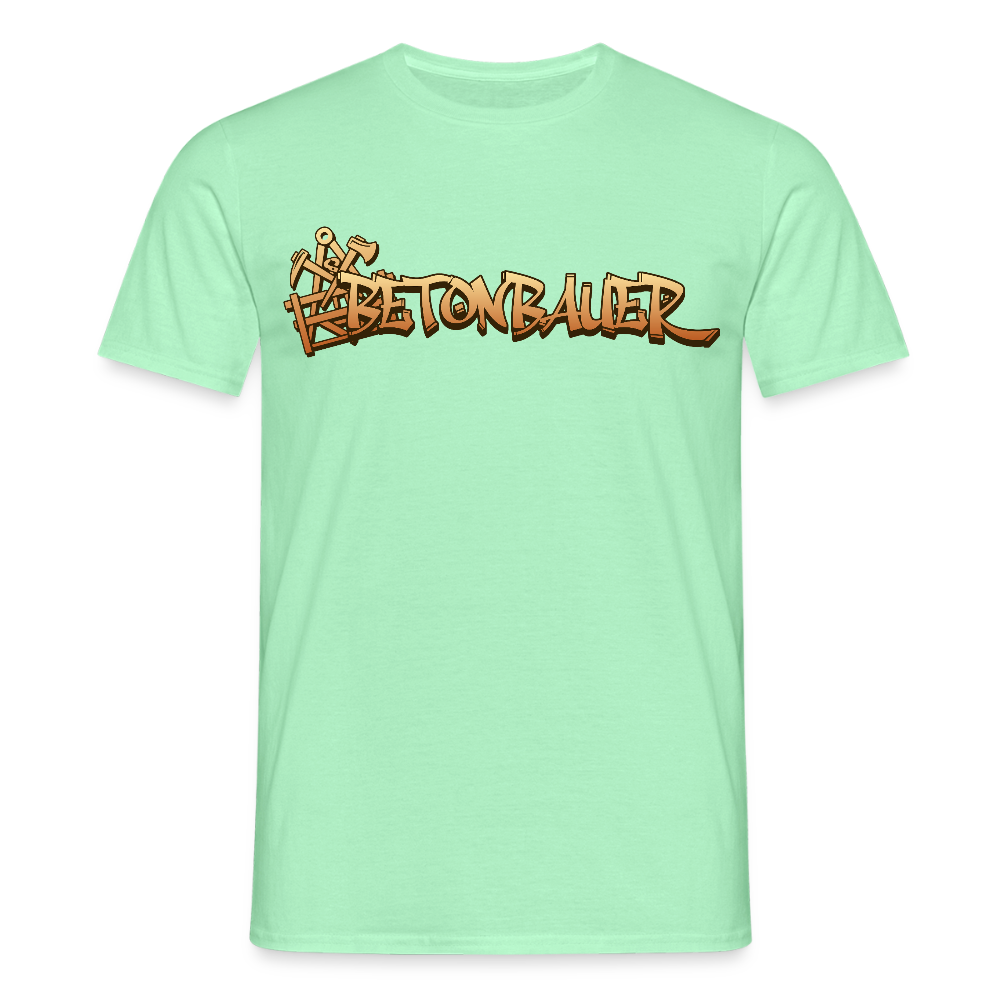 Unisex T-Shirt "Betonbauer" Mintgrün Männer T-Shirt {{ color }}