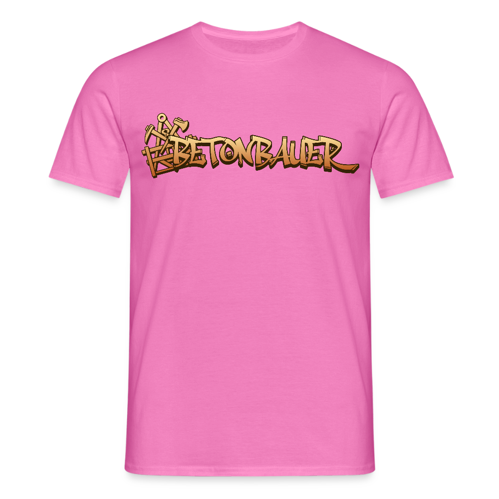 Unisex T-Shirt "Betonbauer" Pink Männer T-Shirt {{ color }}