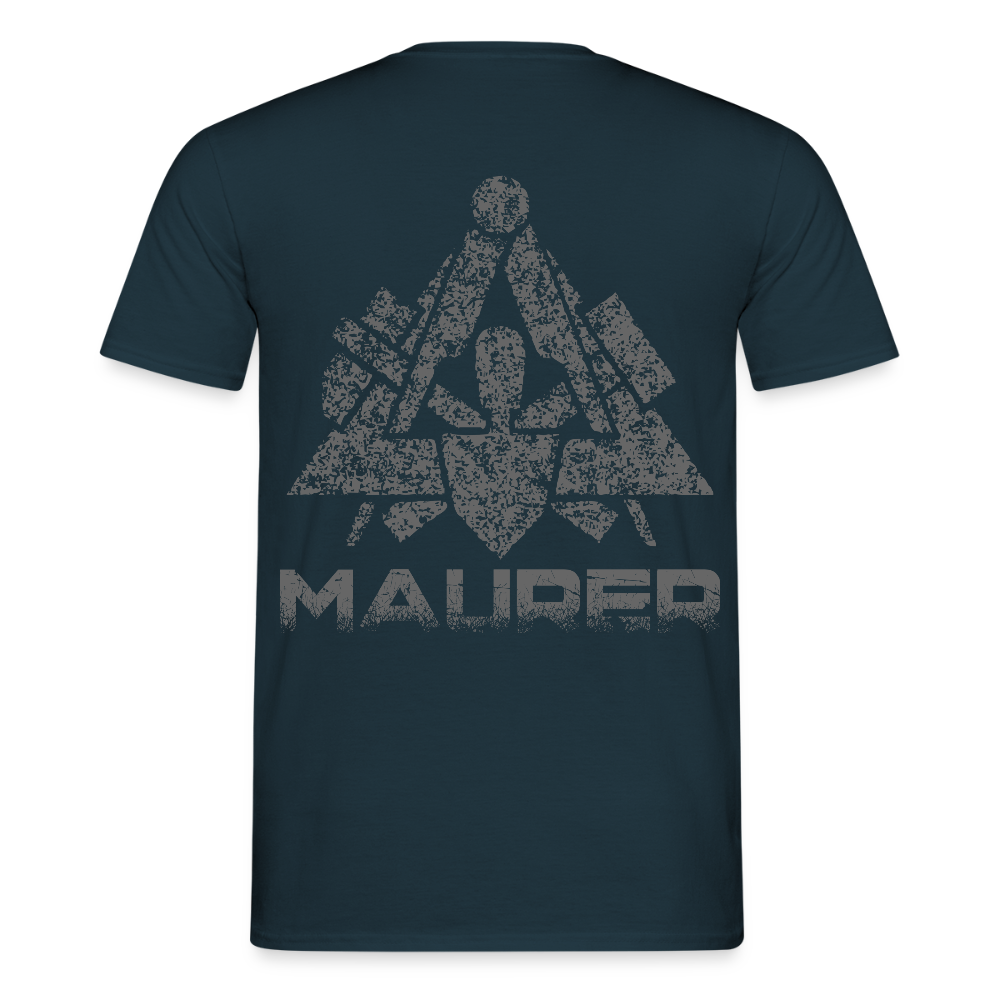Unisex T-Shirt "Maurer" Navy Männer T-Shirt {{ color }}