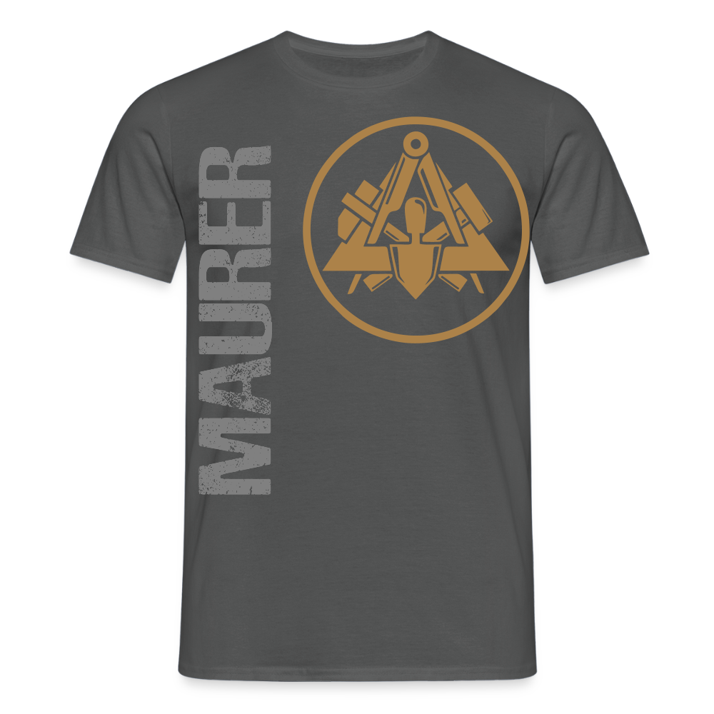 Unisex T-Shirt "Maurer" Anthrazit Männer T-Shirt {{ color }}