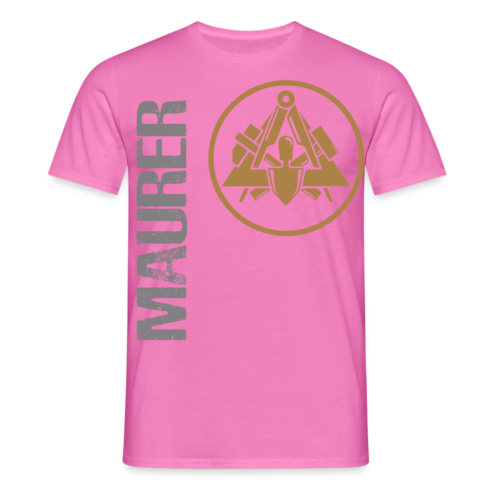 Unisex T-Shirt "Maurer" Pink Männer T-Shirt {{ color }}