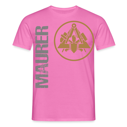 Unisex T-Shirt "Maurer" Pink Männer T-Shirt {{ color }}