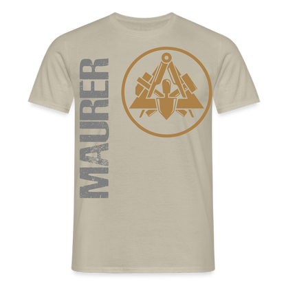 Unisex T-Shirt "Maurer" Sandbeige Männer T-Shirt {{ color }}