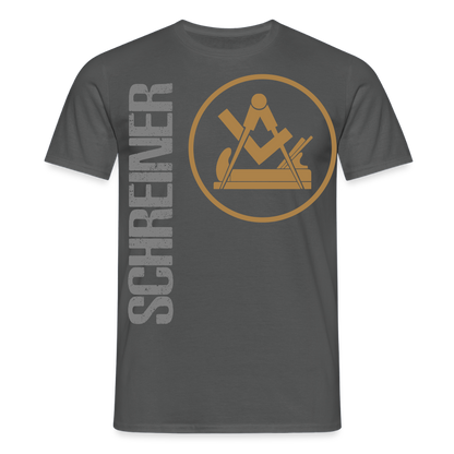 Unisex T-Shirt "Schreiner" Anthrazit Männer T-Shirt {{ color }}