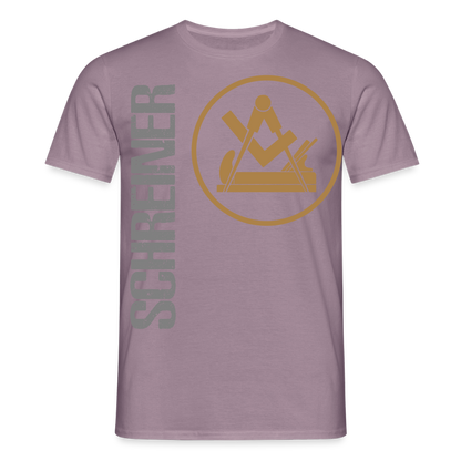 Unisex T-Shirt "Schreiner" Lilagrau Männer T-Shirt {{ color }}