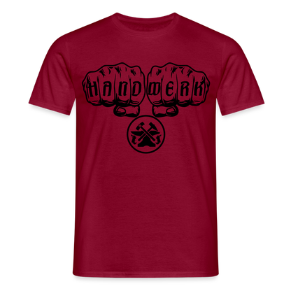 Unisex T-Shirt "Metallbauer" Ziegelrot Männer T-Shirt {{ color }}