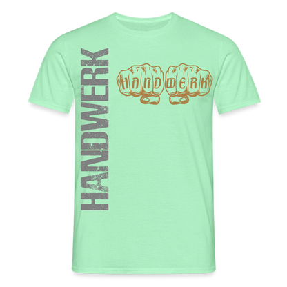 Unisex T-Shirt "Handwerk24" Mintgrün Männer T-Shirt {{ color }}