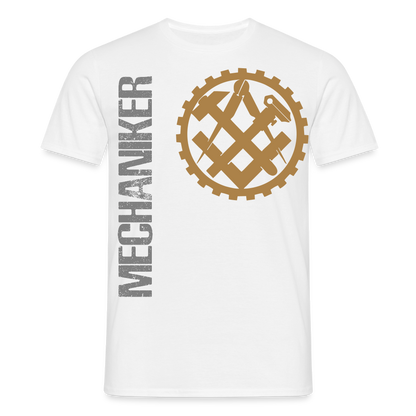 Unisex T-Shirt "Mechaniker" Weiß Männer T-Shirt {{ color }}