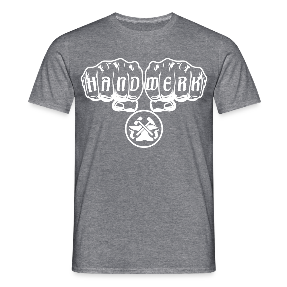 Unisex T-Shirt "Metallbauer" Graphit meliert Männer T-Shirt {{ color }}