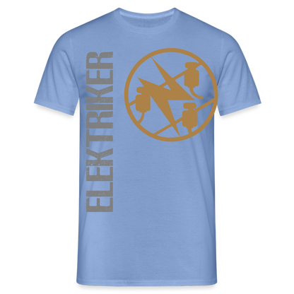Unisex T-Shirt "Elektriker" carolina blue Männer T-Shirt {{ color }}