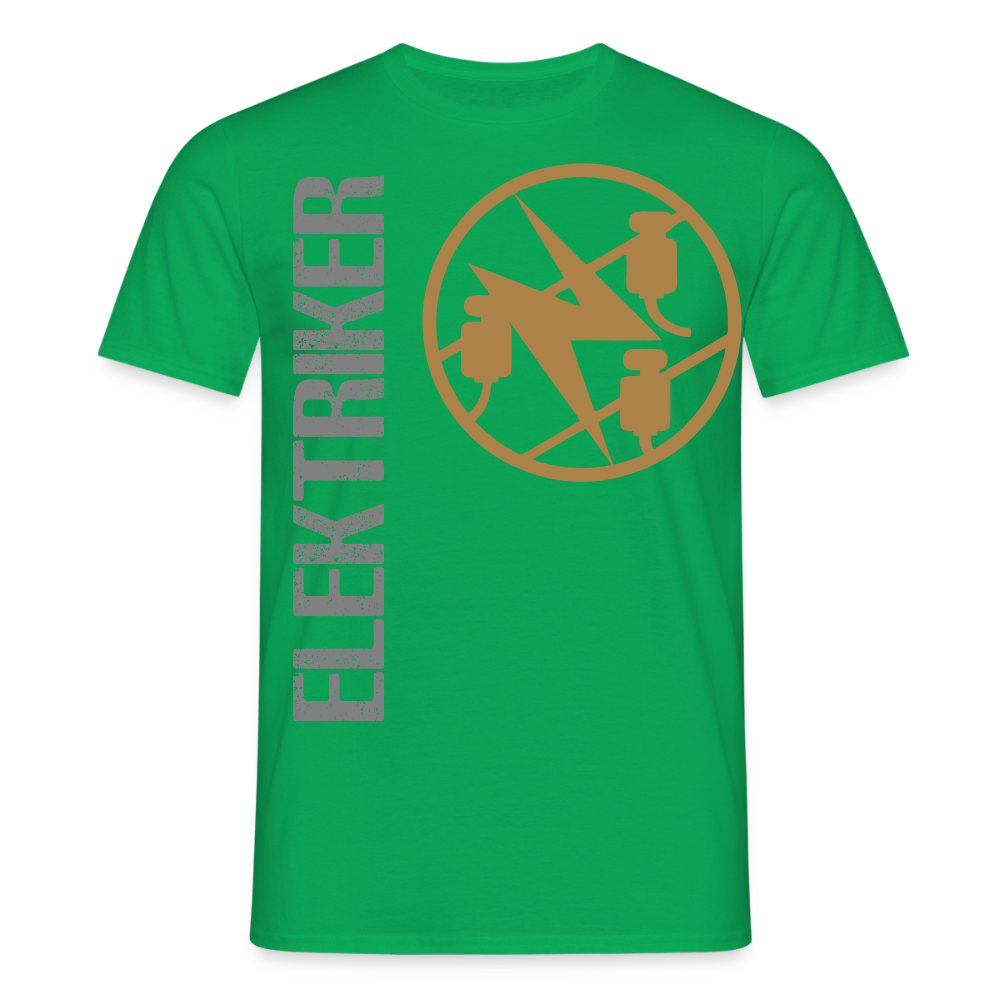 Unisex T-Shirt "Elektriker" Kelly Green Männer T-Shirt {{ color }}