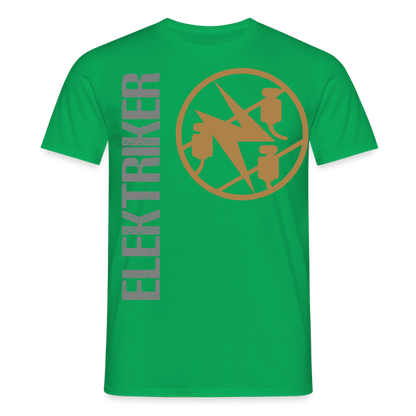 Unisex T-Shirt "Elektriker" Kelly Green Männer T-Shirt {{ color }}