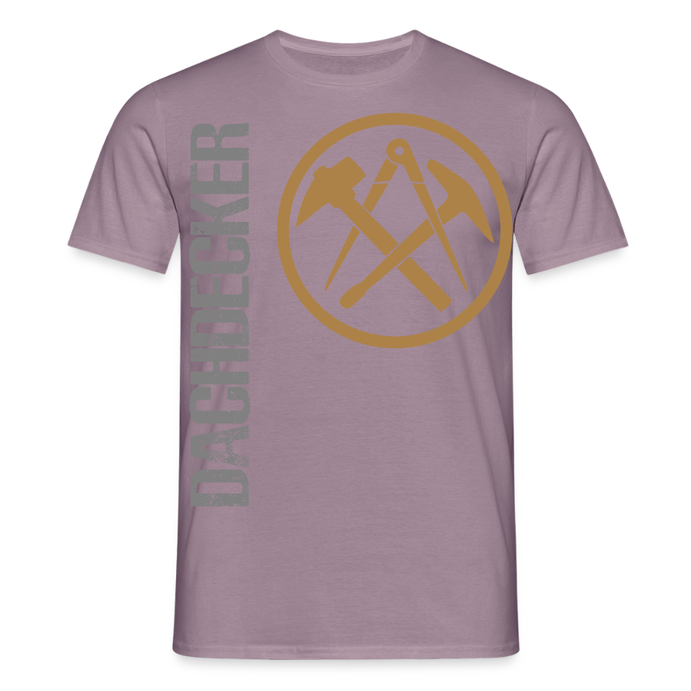 Unisex T-Shirt "Dachdecker" Lilagrau Männer T-Shirt {{ color }}