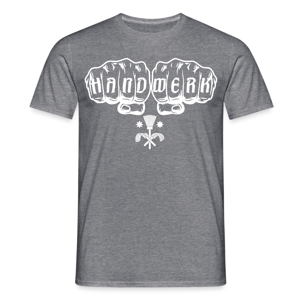 Unisex T-Shirt "Schornsteinfeger" Graphit meliert Männer T-Shirt {{ color }}