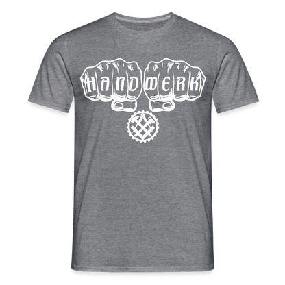 Unisex T-Shirt "Mechaniker" Graphit meliert Männer T-Shirt {{ color }}