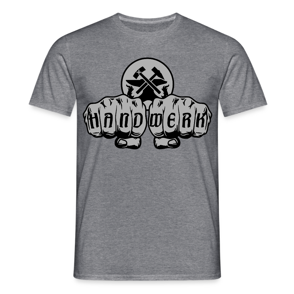 Unisex T-Shirt "Metallbauer" Graphit meliert Männer T-Shirt {{ color }}