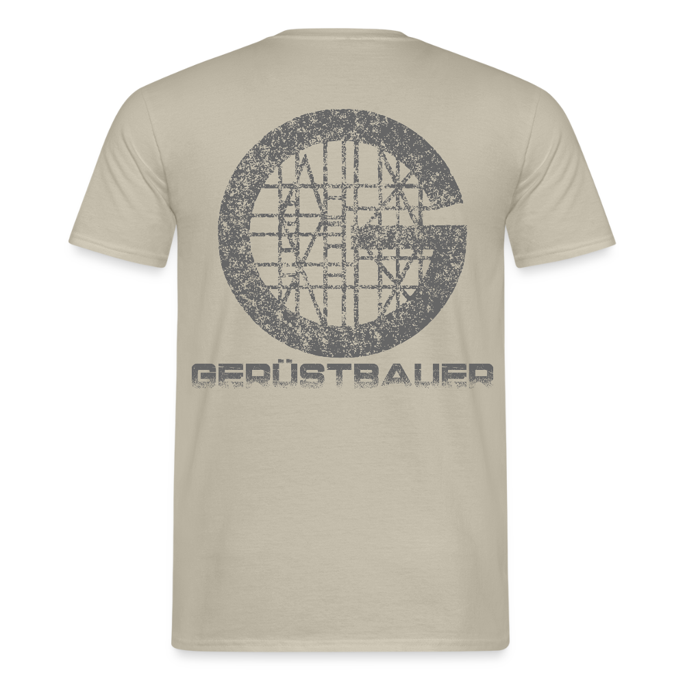 Unisex T-Shirt "Gerüstbauer" Sandbeige Männer T-Shirt {{ color }}