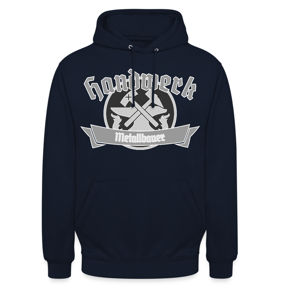 Unisex Hoodie "Metallbauer" Navy Unisex Hoodie {{ color }}