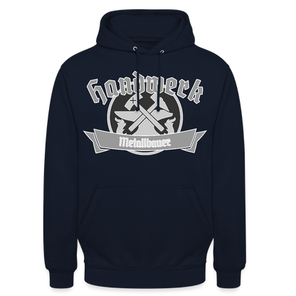 Unisex Hoodie "Metallbauer" Navy Unisex Hoodie {{ color }}