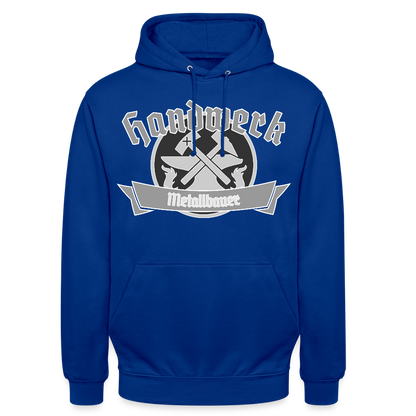 Unisex Hoodie "Metallbauer" Royalblau Unisex Hoodie {{ color }}