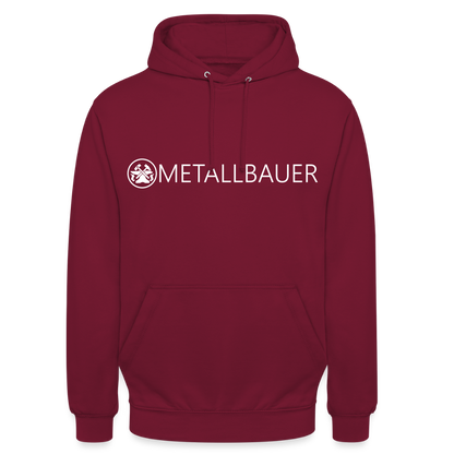 Unisex Hoodie "Metallbauer" Bordeaux Unisex Hoodie {{ color }}