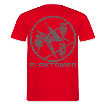 Unisex T-Shirt "Elektriker" Rot Männer T-Shirt {{ color }}