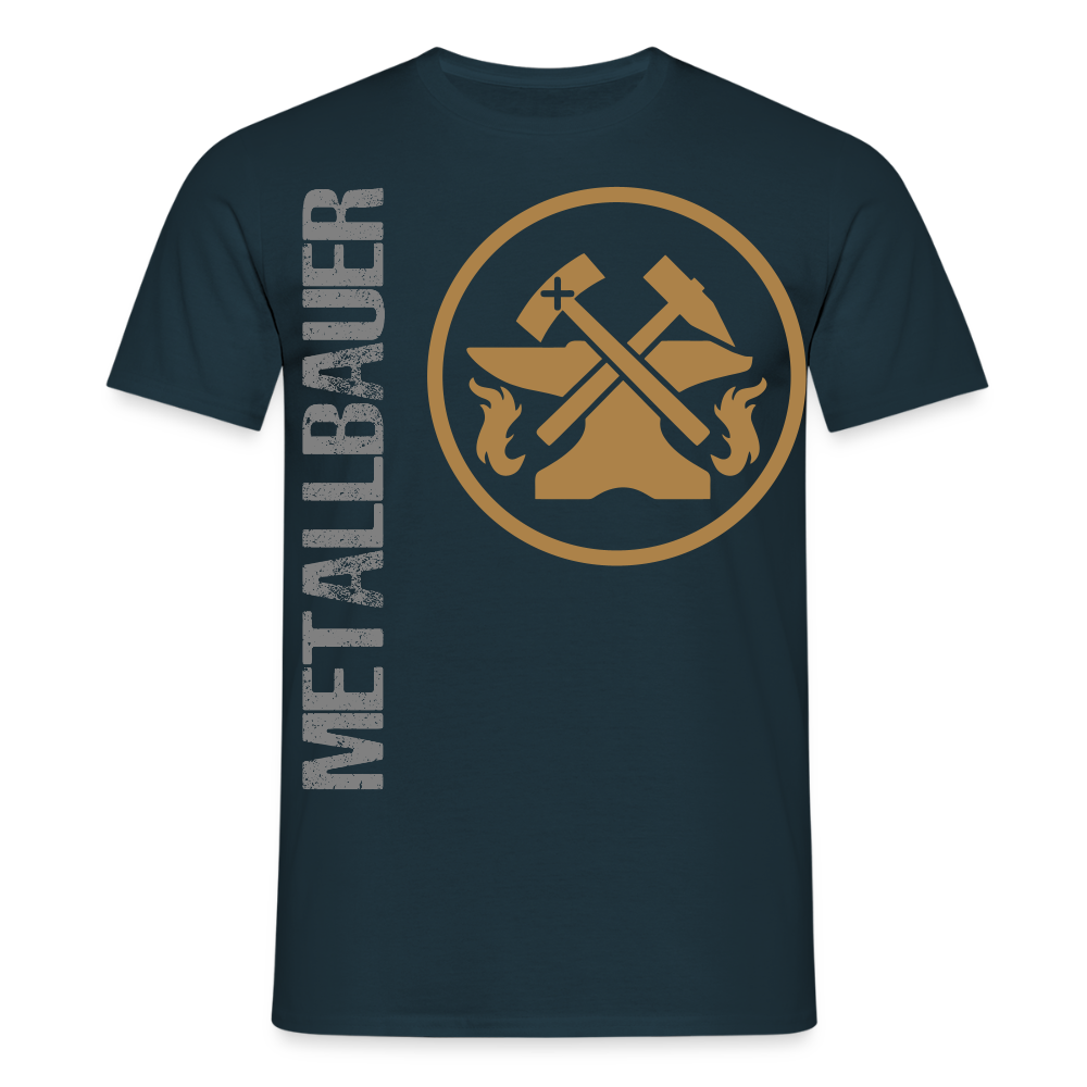 Unisex T-Shirt "Metallbauer" Navy Männer T-Shirt {{ color }}