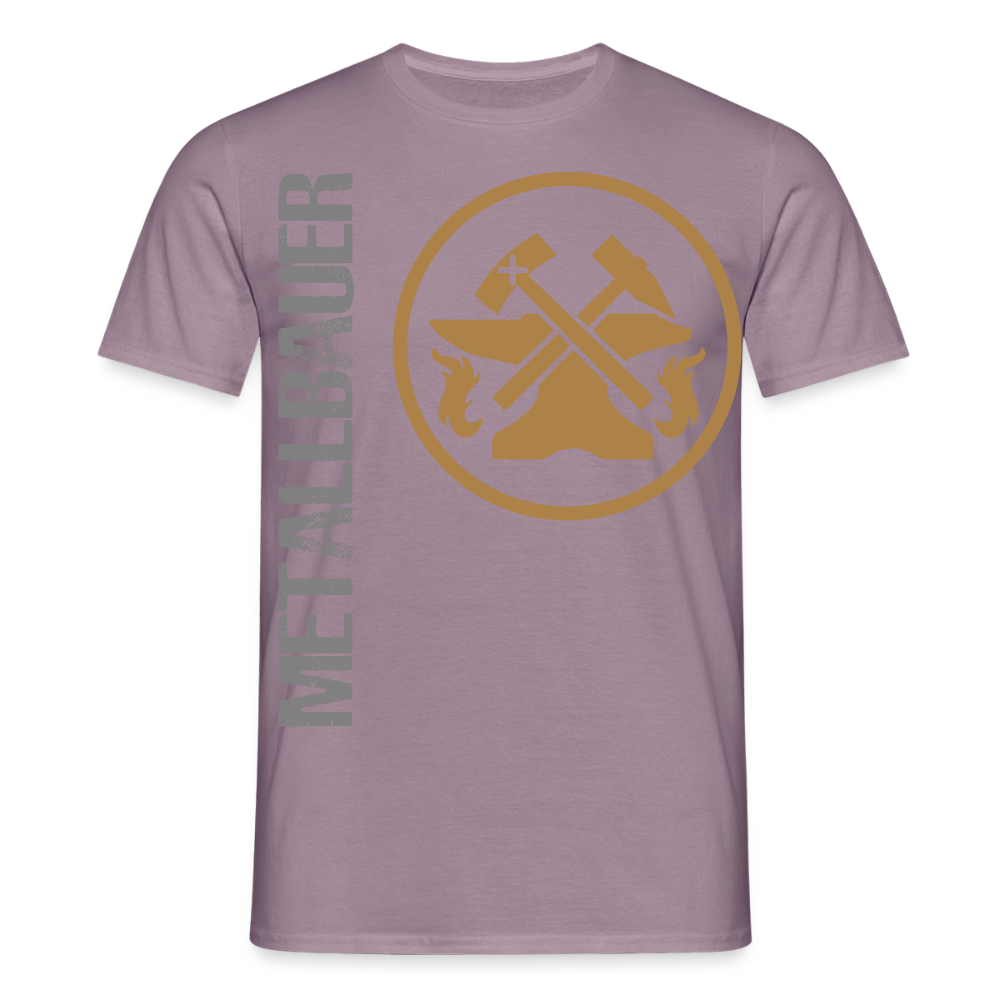 Unisex T-Shirt "Metallbauer" Lilagrau Männer T-Shirt {{ color }}