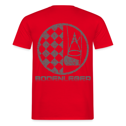 Unisex T-Shirt "Bodenleger" Rot Männer T-Shirt {{ color }}