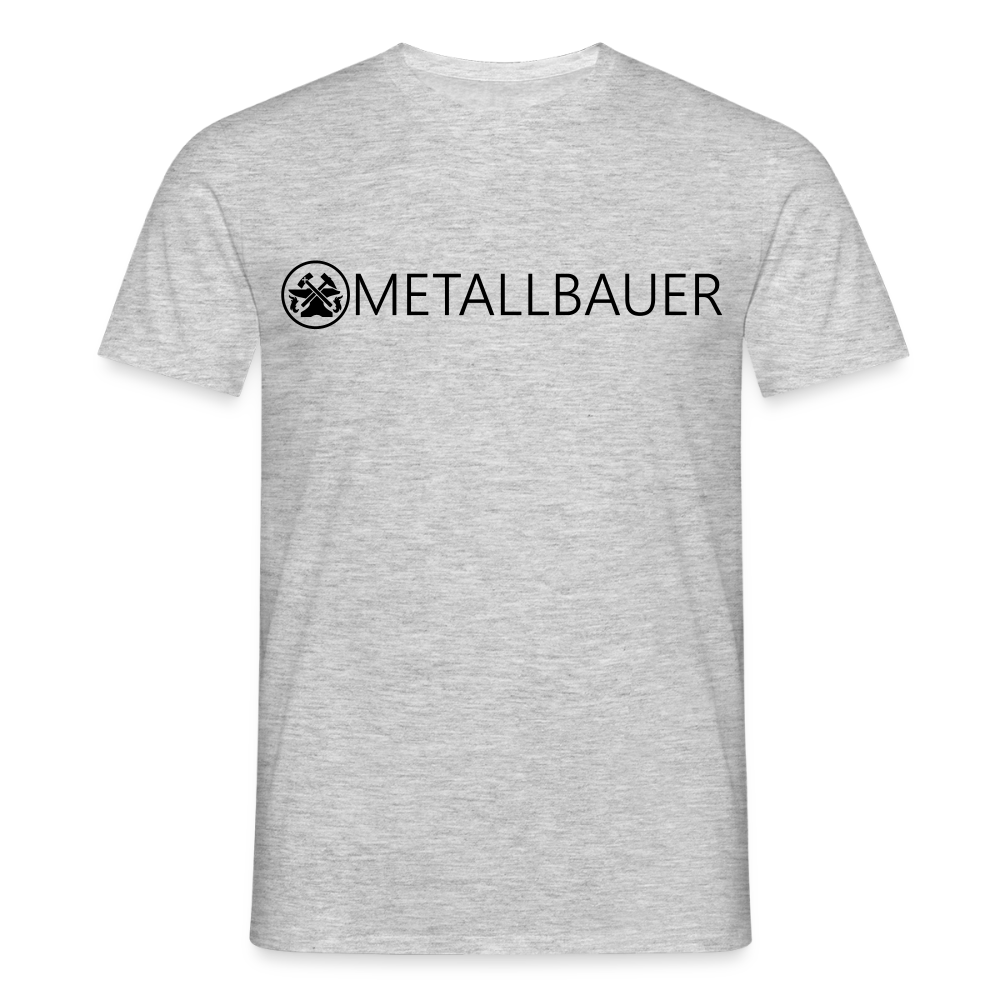 Unisex T-Shirt "Metallbauer" Grau meliert Männer T-Shirt {{ color }}